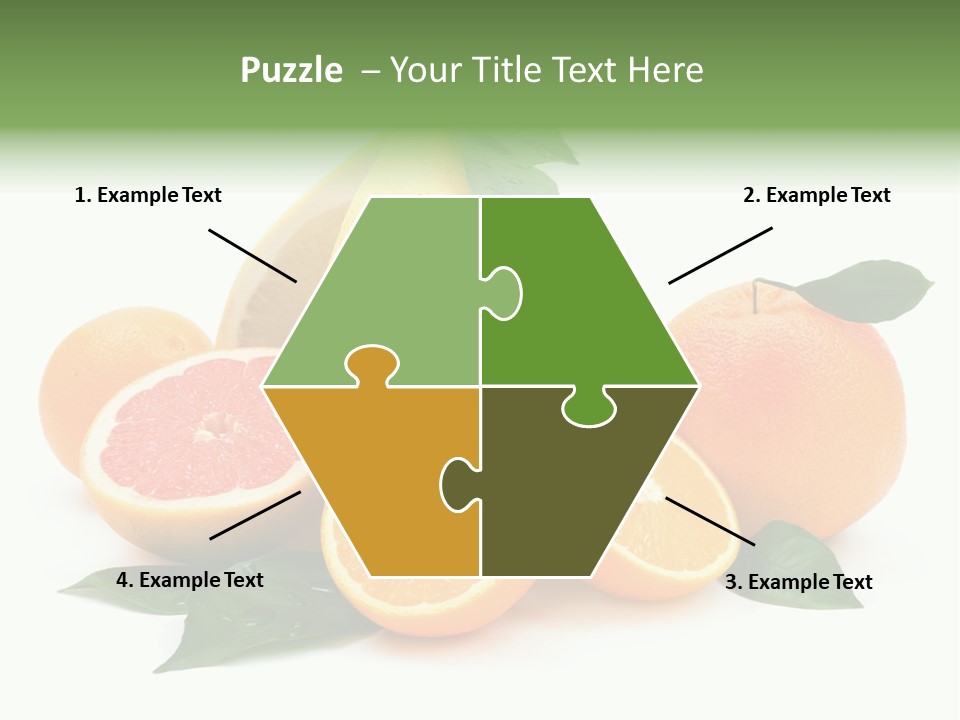 Diet Vitamin Green PowerPoint Template