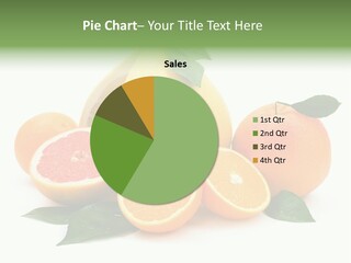 Diet Vitamin Green PowerPoint Template