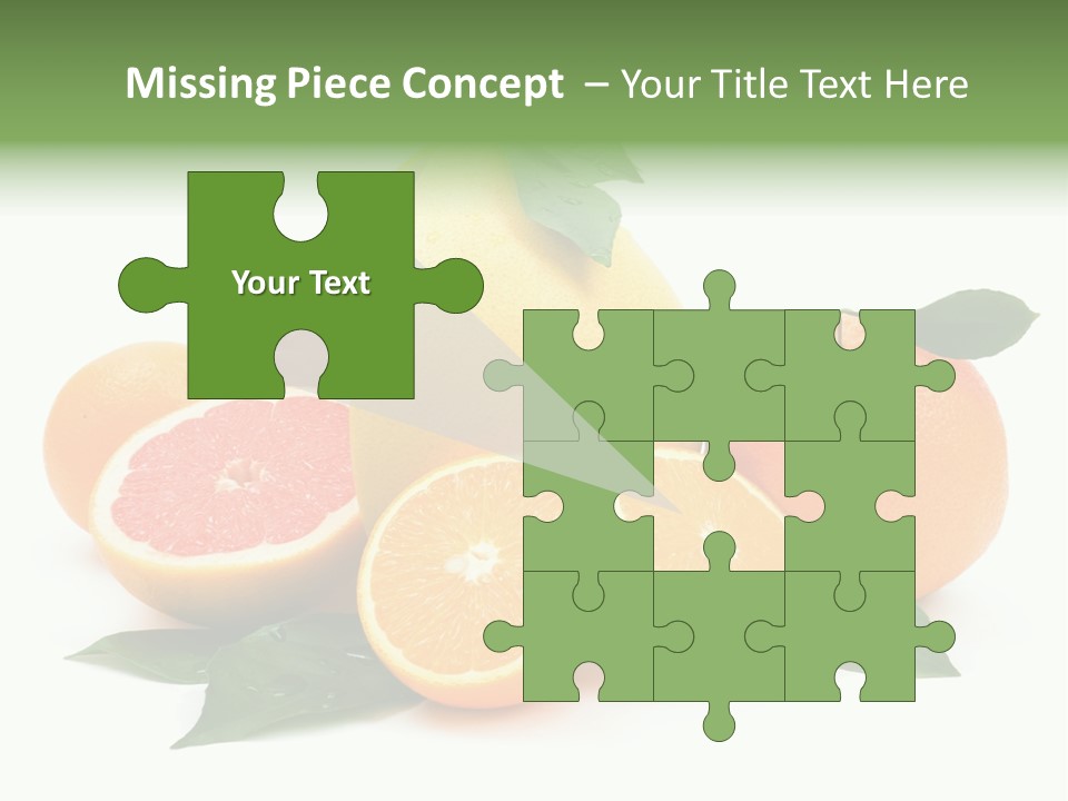 Diet Vitamin Green PowerPoint Template
