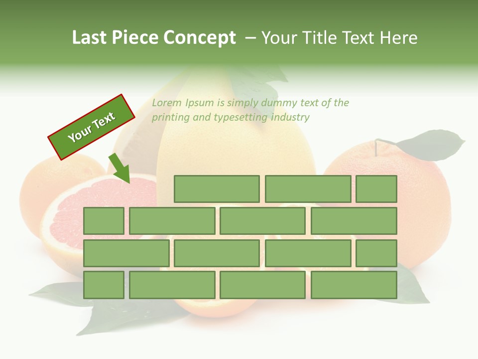 Diet Vitamin Green PowerPoint Template