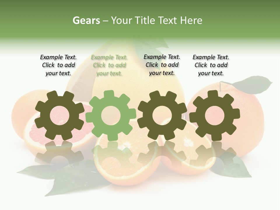 Diet Vitamin Green PowerPoint Template