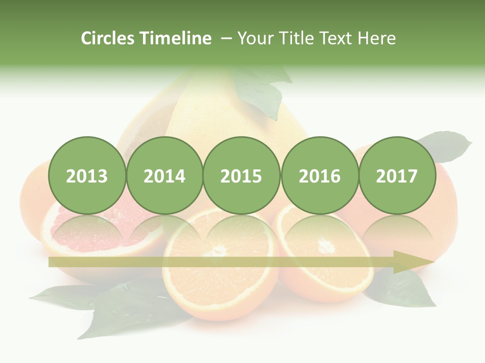 Diet Vitamin Green PowerPoint Template