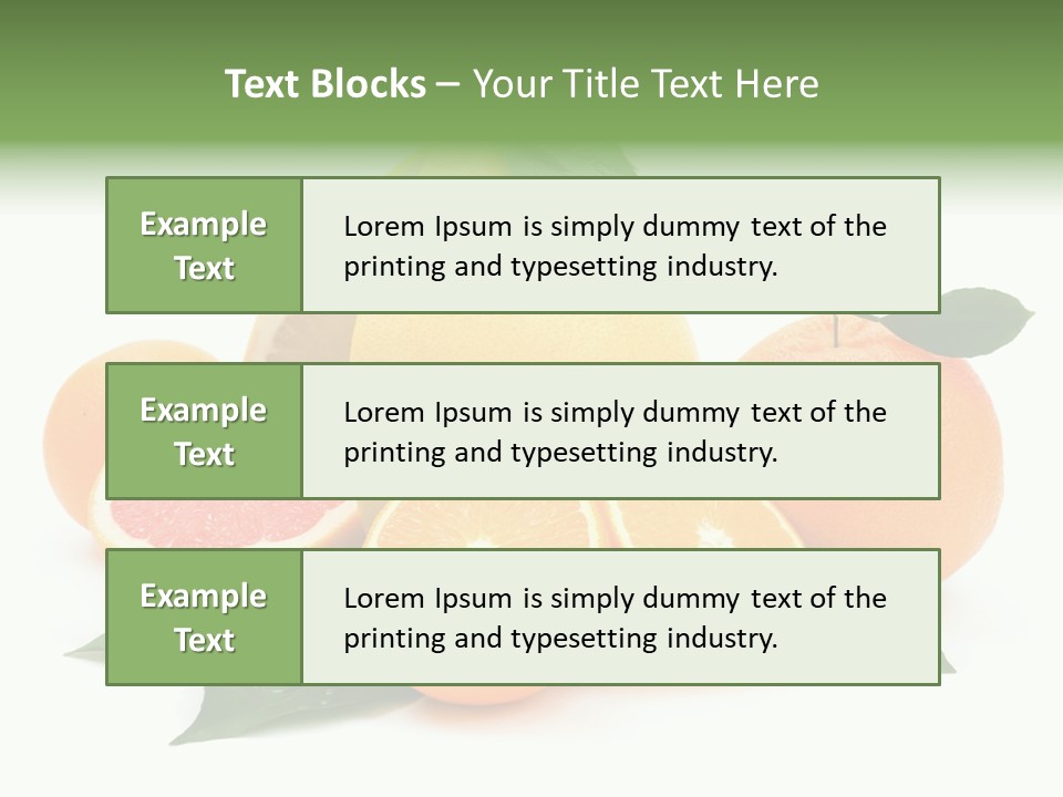 Diet Vitamin Green PowerPoint Template