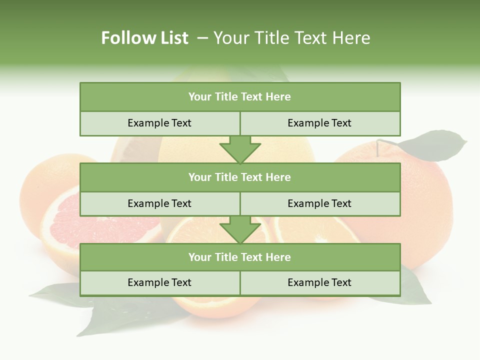 Diet Vitamin Green PowerPoint Template
