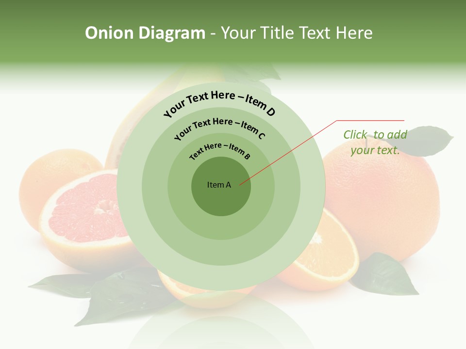 Diet Vitamin Green PowerPoint Template