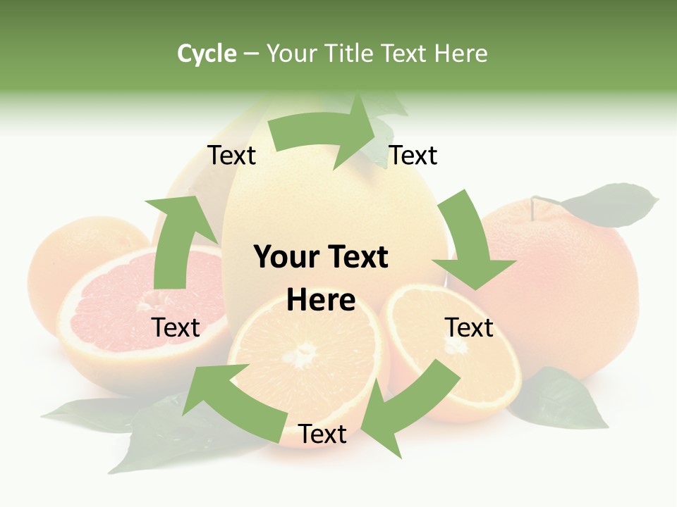 Diet Vitamin Green PowerPoint Template