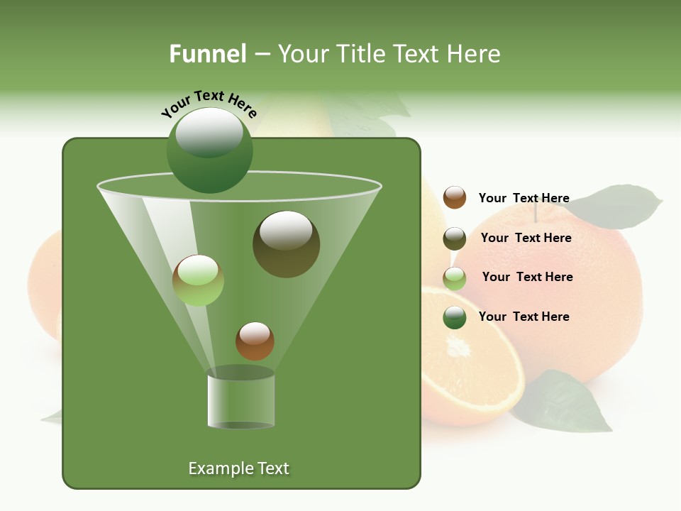 Diet Vitamin Green PowerPoint Template