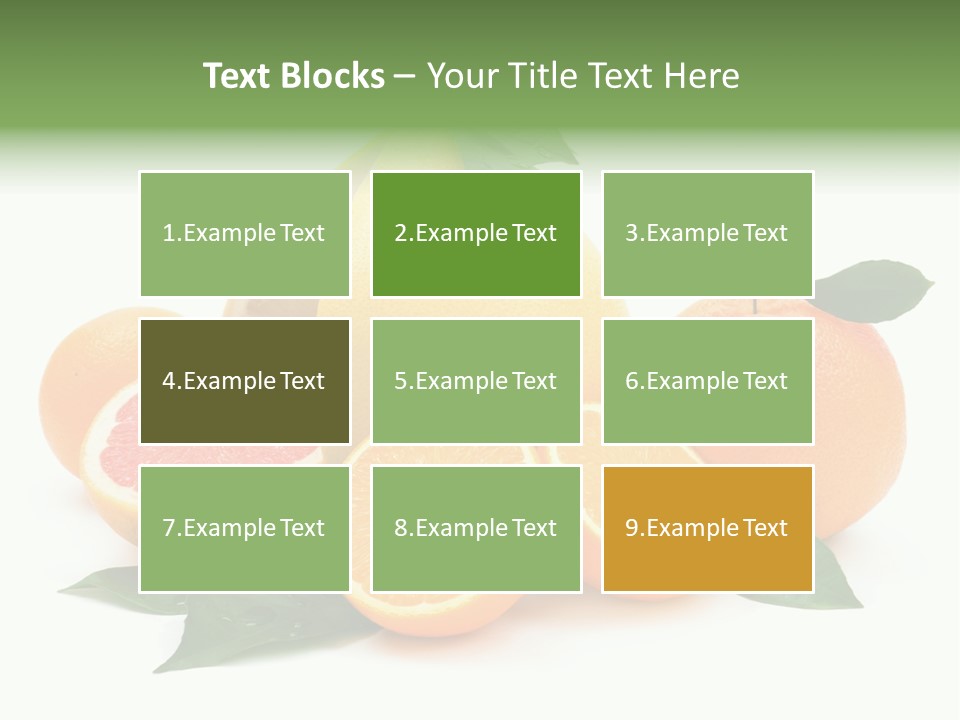 Diet Vitamin Green PowerPoint Template
