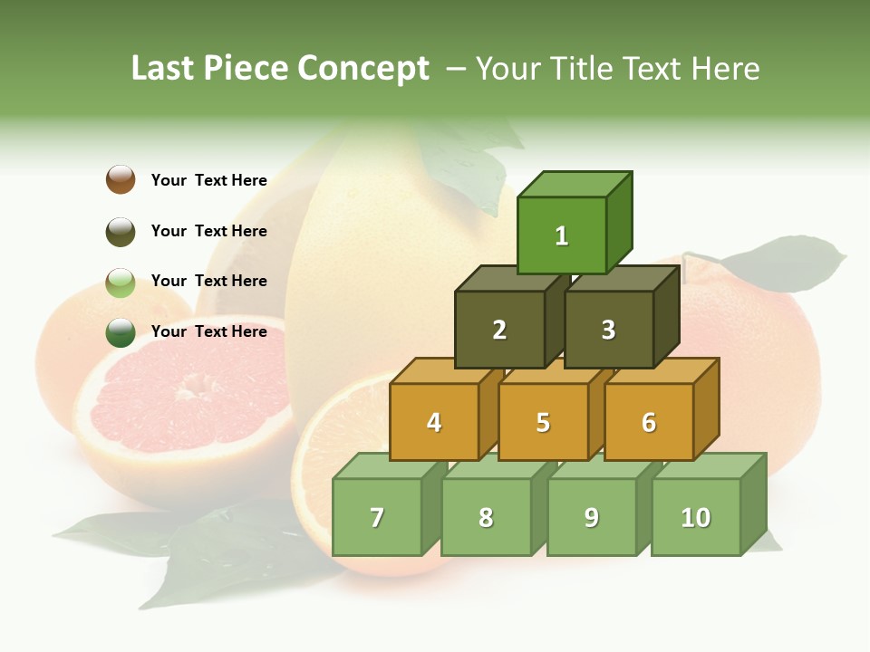 Diet Vitamin Green PowerPoint Template