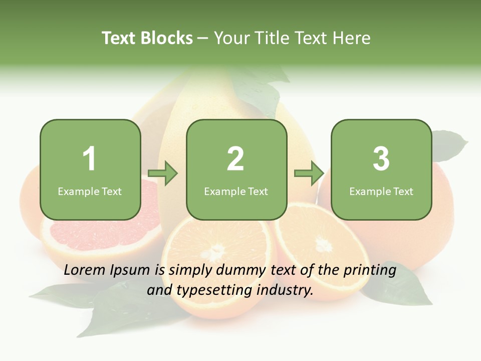 Diet Vitamin Green PowerPoint Template