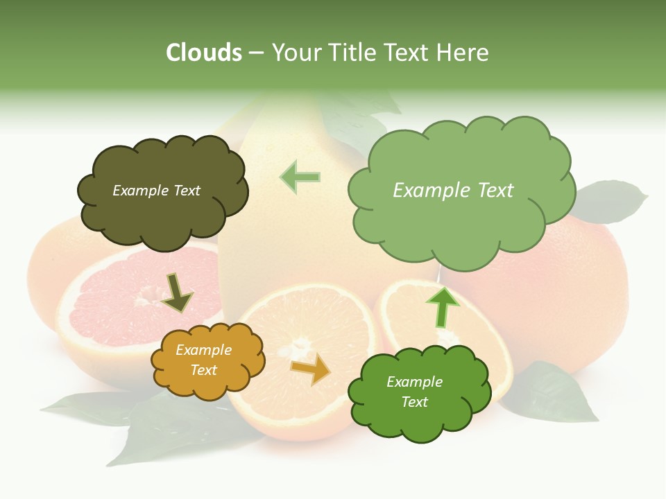 Diet Vitamin Green PowerPoint Template
