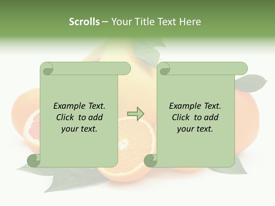Diet Vitamin Green PowerPoint Template