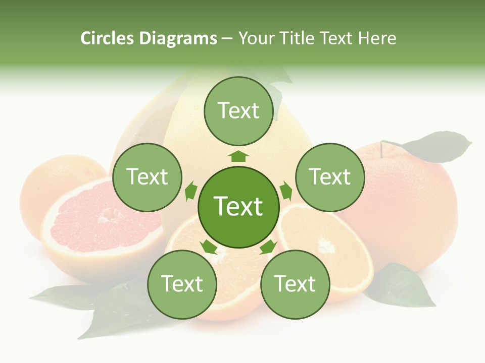 Diet Vitamin Green PowerPoint Template