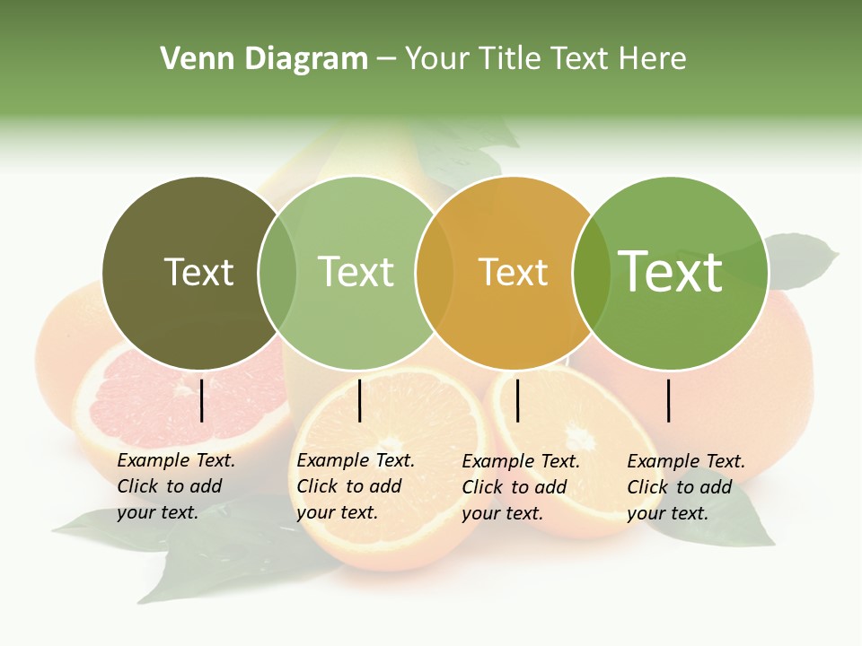 Diet Vitamin Green PowerPoint Template