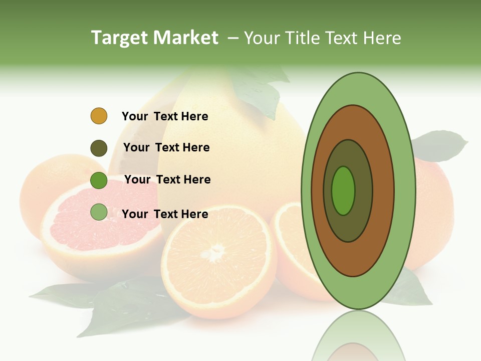 Diet Vitamin Green PowerPoint Template