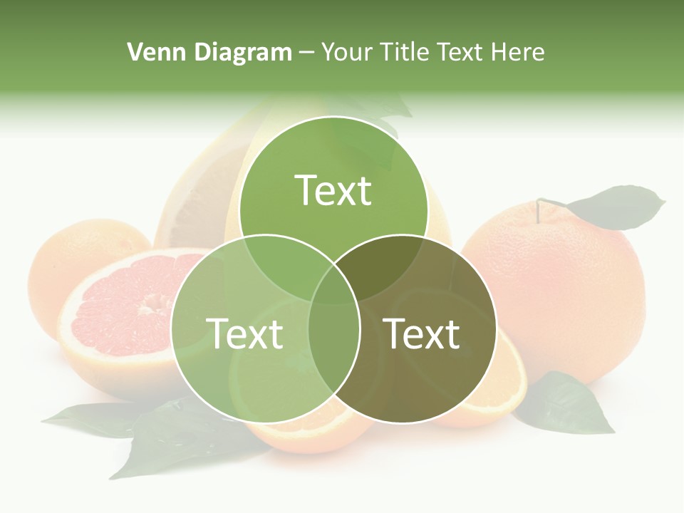 Diet Vitamin Green PowerPoint Template