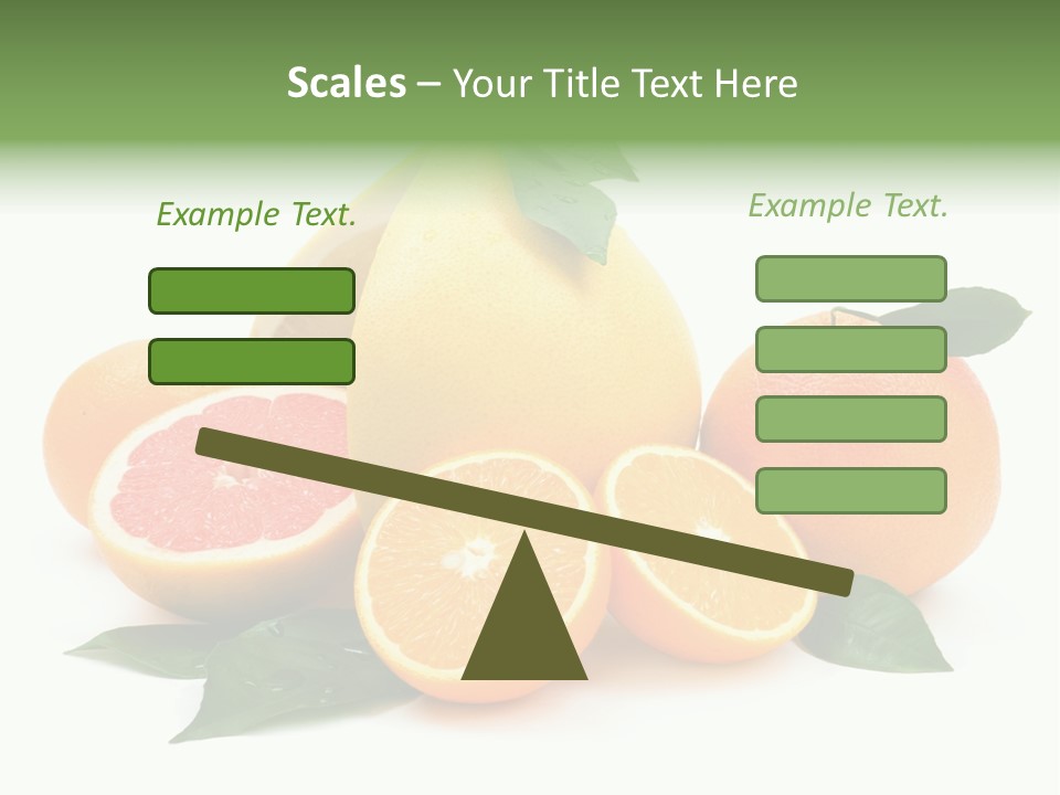Diet Vitamin Green PowerPoint Template