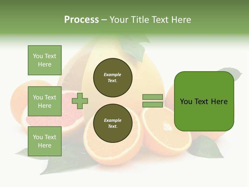 Diet Vitamin Green PowerPoint Template