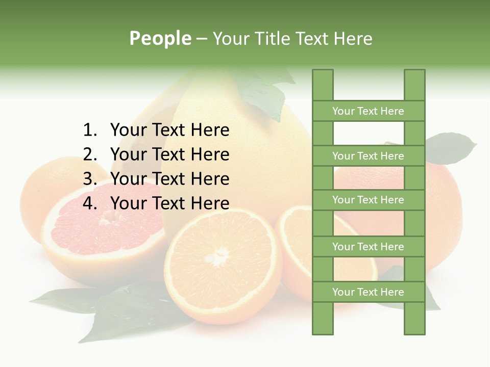 Diet Vitamin Green PowerPoint Template
