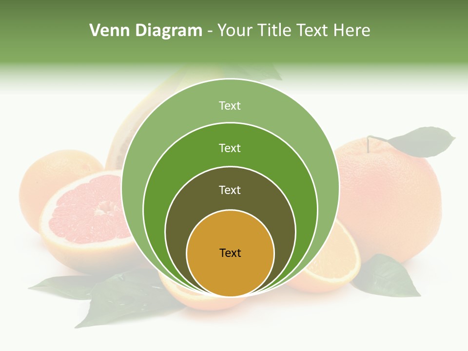 Diet Vitamin Green PowerPoint Template