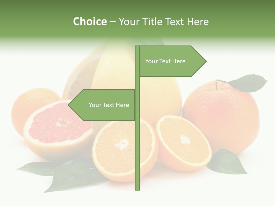 Diet Vitamin Green PowerPoint Template