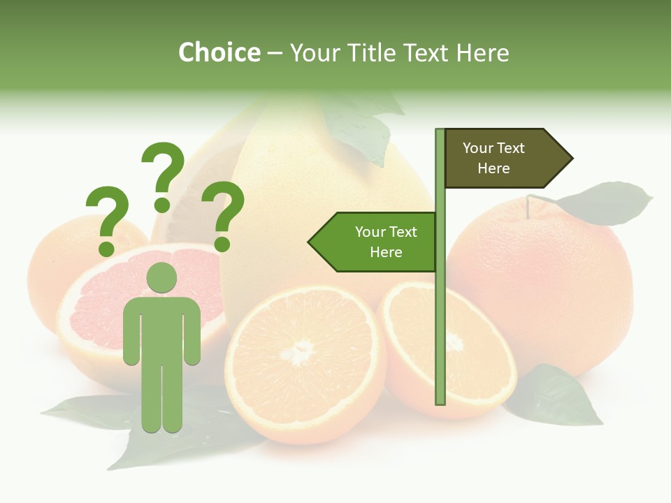 Diet Vitamin Green PowerPoint Template