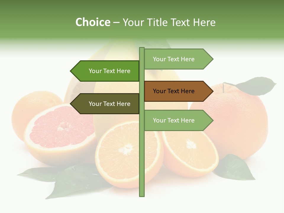 Diet Vitamin Green PowerPoint Template