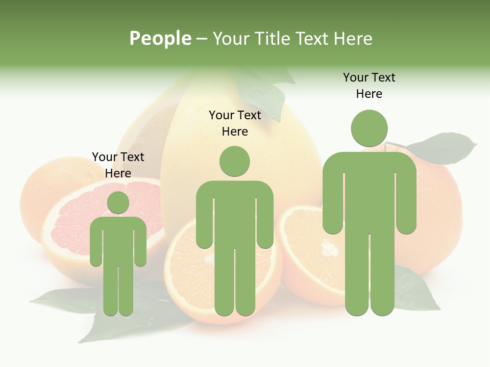 Diet Vitamin Green PowerPoint Template