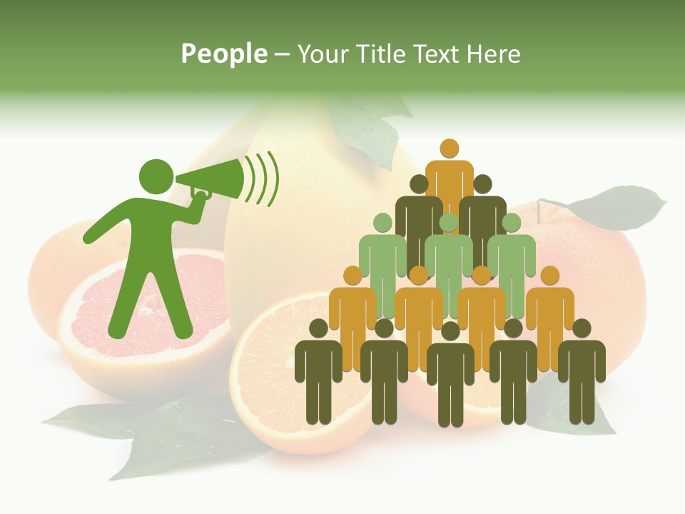 Diet Vitamin Green PowerPoint Template