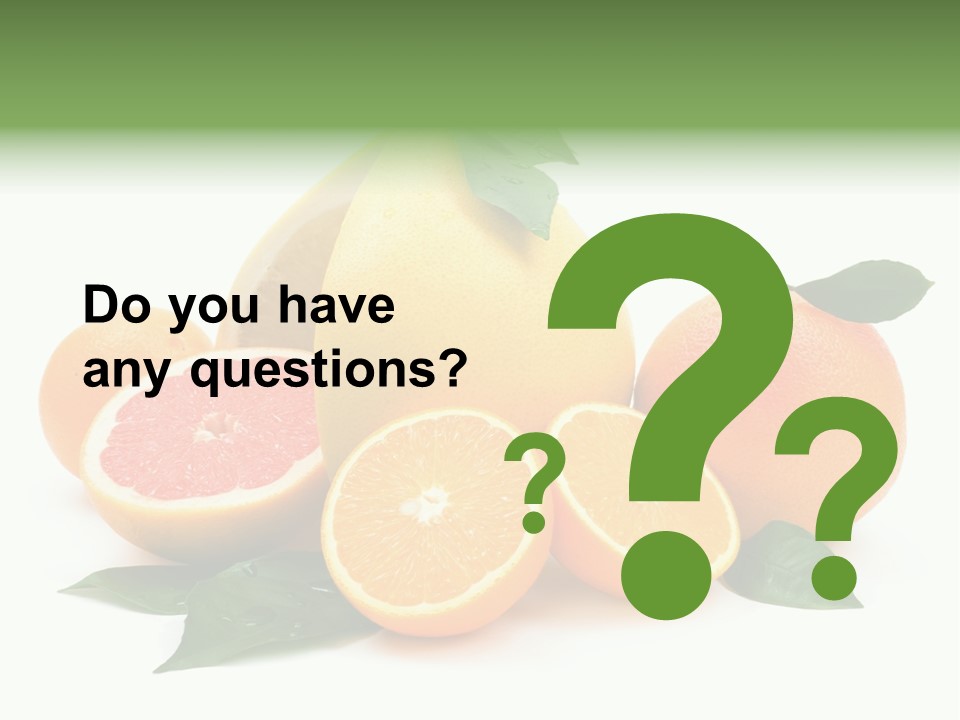 Diet Vitamin Green PowerPoint Template