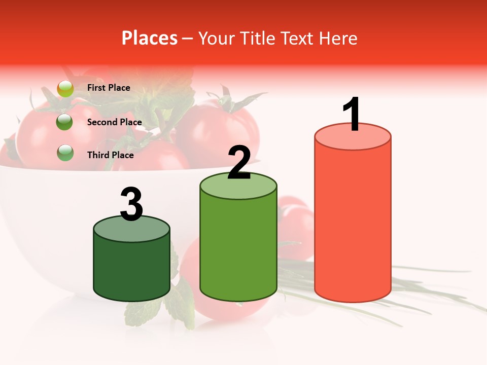Object Tomato Background PowerPoint Template