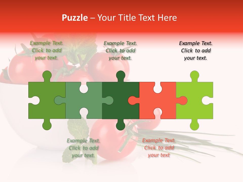 Object Tomato Background PowerPoint Template