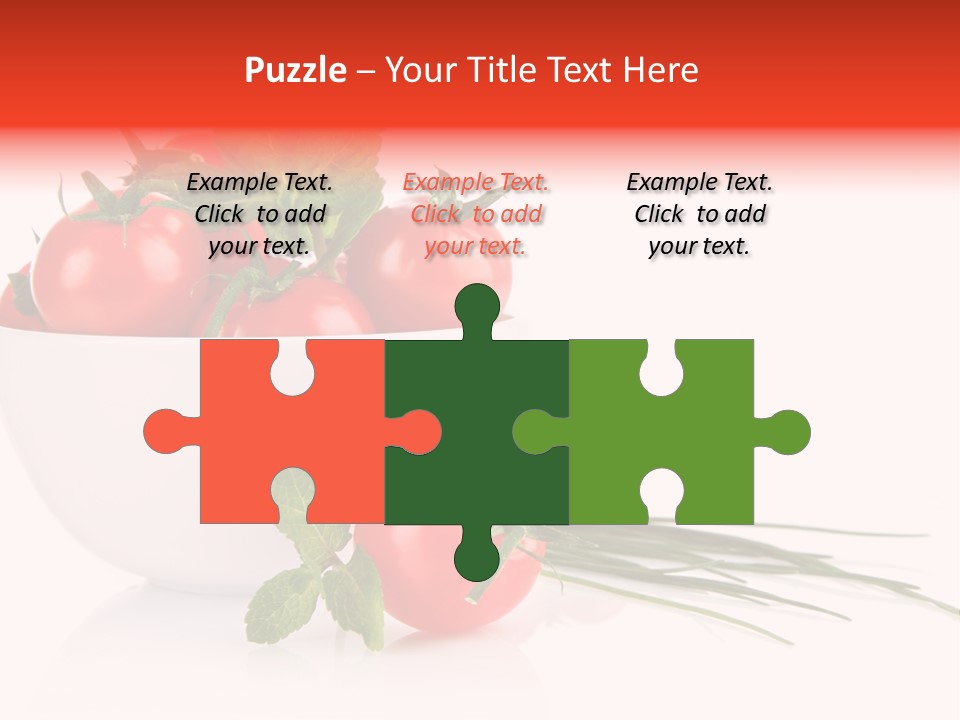 Object Tomato Background PowerPoint Template