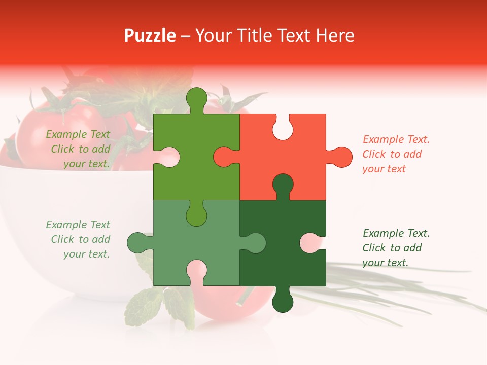 Object Tomato Background PowerPoint Template