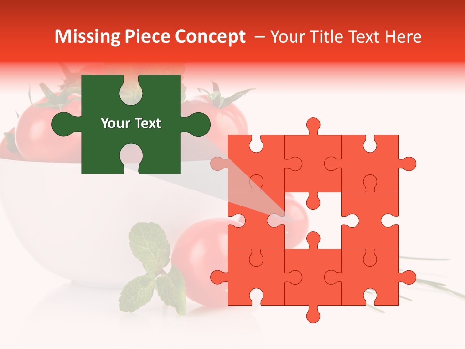 Object Tomato Background PowerPoint Template