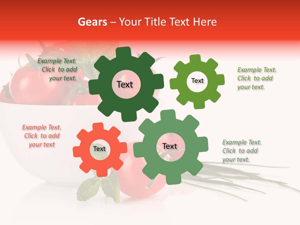 Object Tomato Background PowerPoint Template