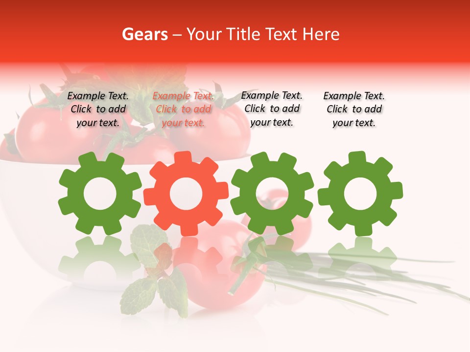 Object Tomato Background PowerPoint Template