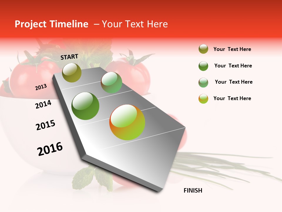 Object Tomato Background PowerPoint Template