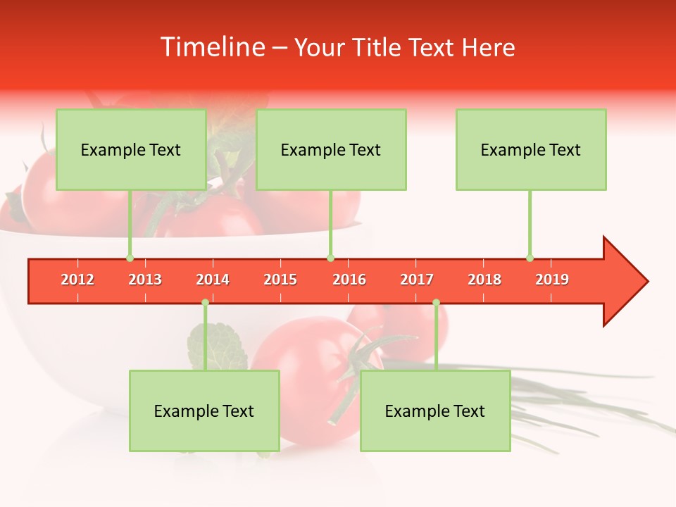 Object Tomato Background PowerPoint Template