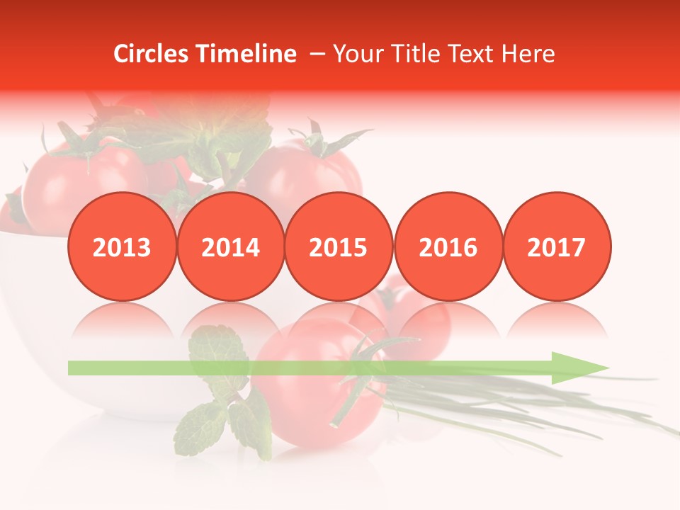 Object Tomato Background PowerPoint Template