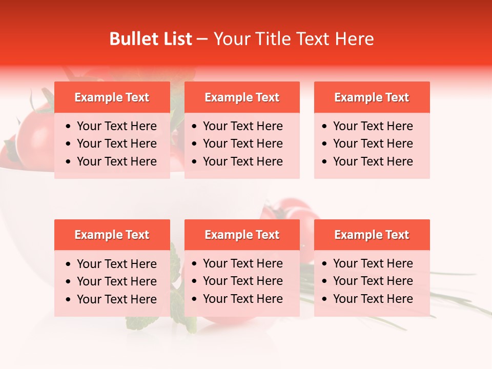 Object Tomato Background PowerPoint Template