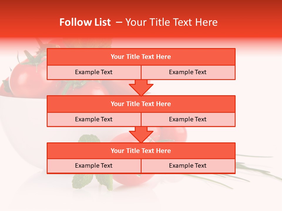 Object Tomato Background PowerPoint Template