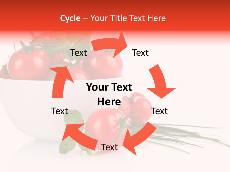 Object Tomato Background PowerPoint Template