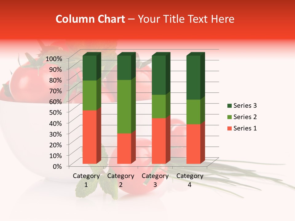 Object Tomato Background PowerPoint Template
