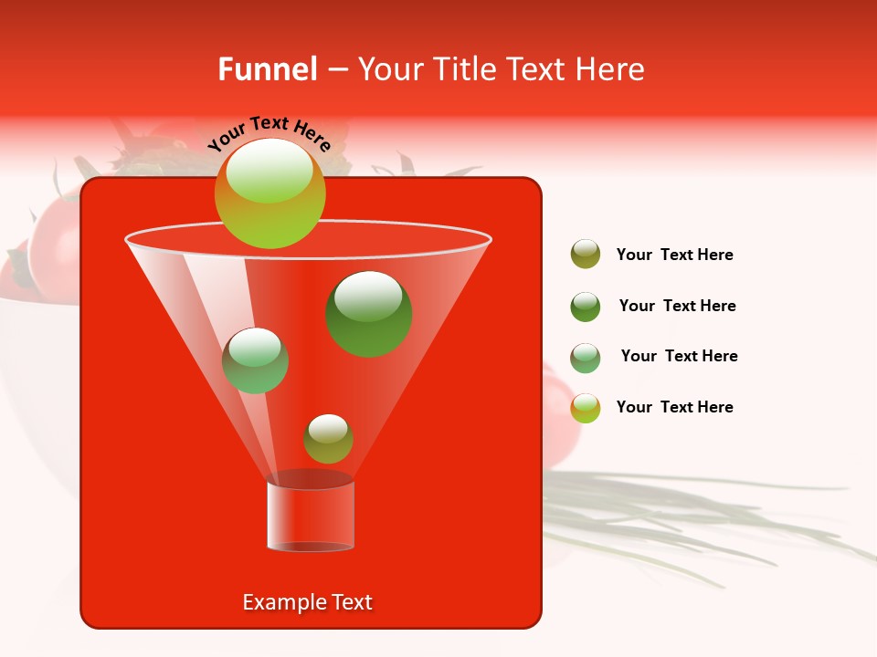 Object Tomato Background PowerPoint Template