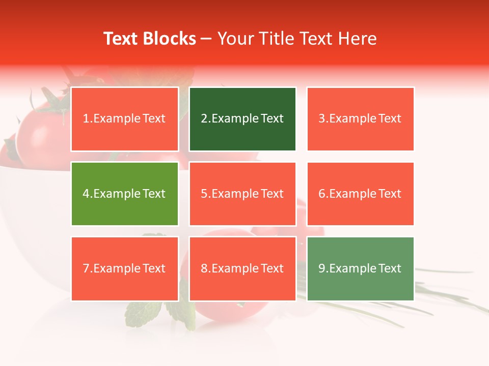 Object Tomato Background PowerPoint Template