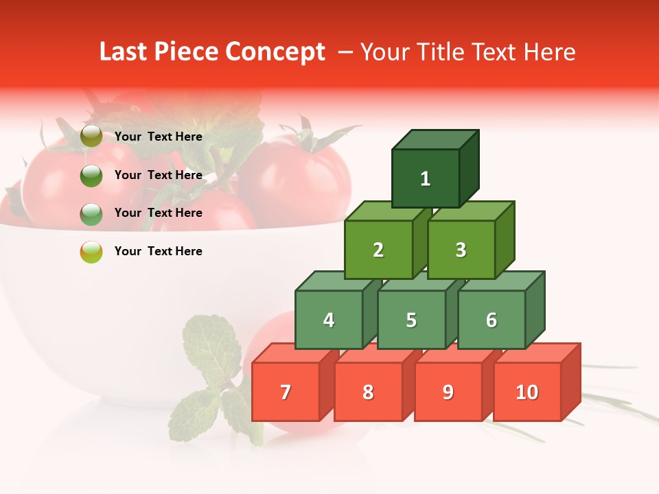 Object Tomato Background PowerPoint Template
