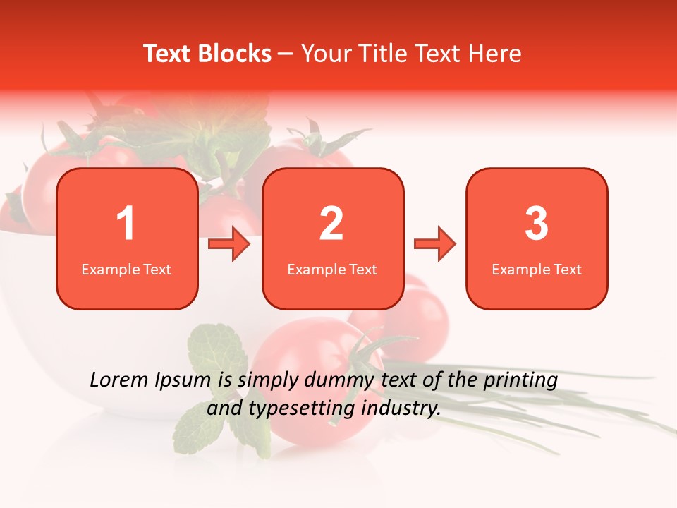 Object Tomato Background PowerPoint Template