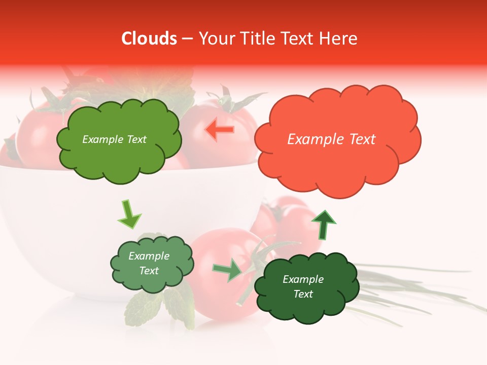 Object Tomato Background PowerPoint Template
