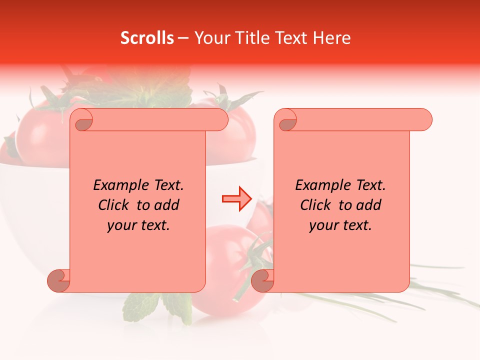 Object Tomato Background PowerPoint Template